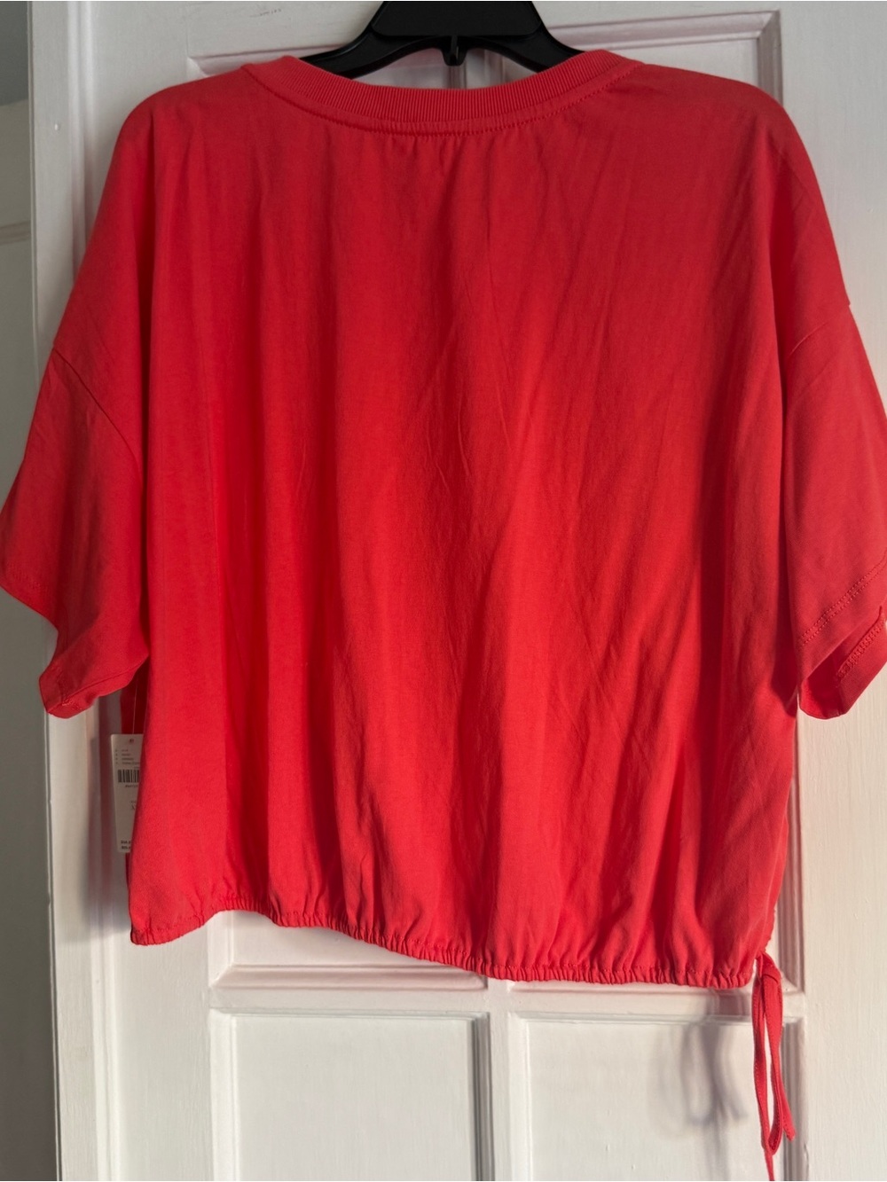 Anthropologie Pilcro Coral Drawstring Hem Top - Picture 7 of 9